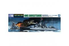 Aoshima 1/700 HMS Dorsetshire Attack Bismarck image