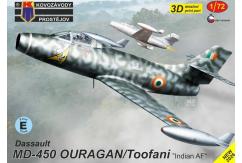 Kovozavody Prostejov 1/72 MD-450 Ouragan/Toofani "Indian Airforce" image