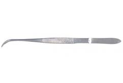 Proedge Tweezer Curved Point 4" image