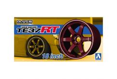 Aoshima 1/24 Rims & Tires - Volk Racing TE37RT 18" image