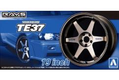 Aoshima 1/24 Rims & Tires - Volk Racing TE37 19" image