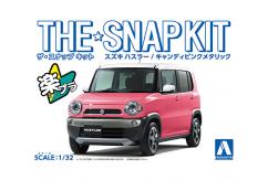 Aoshima 1/32 Suzuki Hustler Candy Pink Met - Snap Kit image