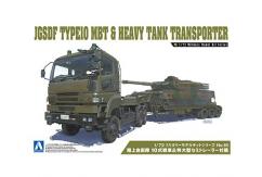 Aoshima 1/72 Type 10 MBT & Trailer image