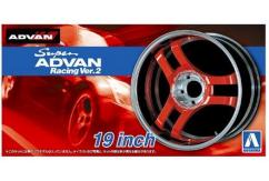 Aoshima 1/24 Rims & Tires - Super Advan Racing Ver.2 19" image