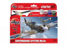 Airfix 1/72 Supermarine Spitfire Mk.Vc Starter Set ~~DAMAGED BOX~~ image