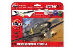Airfix 1/72 Messerschmitt Bf109F-4 - Starter Set ~~DAMAGED BOX~~ image