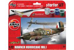 Airfix 1/72 Hawker Hurricane Mk.I Gift Set image