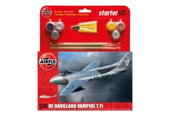 Airfix 1/72 D.H Vampire Starter Set image