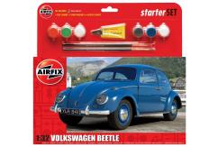 Airfix 1/32 VW Beetle Blue - Starter Set image