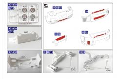 Aoshima 1/24 Liberty Walk R35 GT-R Detail Up Parts image