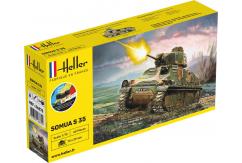 Heller 1/72 Somua S35 - Starter Kit image