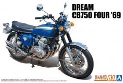 Aoshima 1/12 Honda CB750 Dream Four 1969 image