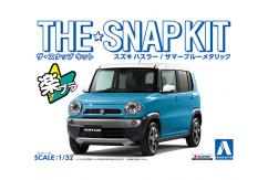 Aoshima 1/32 Suzuki Hustler Summer Blue - Snap Kit image