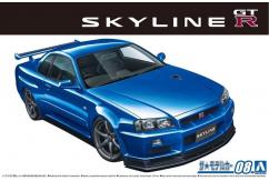 Aoshima 1/24 Nissan Skyline R-34 GT-R V-Spec II (BNR34) image