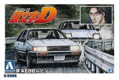 Aoshima 1/24 Toyota AE86 Levin Initial-D Akiyama Wataru image