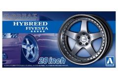 Aoshima 1/24 Rims & Tires - Hybreed Fivesta 20" image
