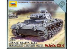 Zvezda 1/100 Panzer III Tank Snap Kit image
