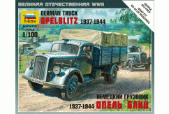 Zvezda 1/100 German 3T Truck Snap Kit image