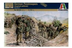 Italeri 1/72 WWII German Paratroopers (Tropical) image