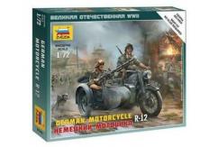 Zvezda 1/72 German Motorcycle R-12 image