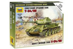 Zvezda 1/100 Pz.III Flamethrower Tank Snap Kit image