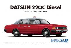 Aoshima 1/24 Datsun 220C Diesel Hong Kong Taxi image