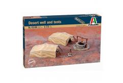 Italeri 1/72 Desert Well and Tents image