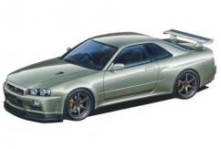 Aoshima 1/24 Nissan BNR34 Skyline GT-R V-Spec II image