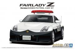 Aoshima 1/24 Nissan Z33 Fairlady Z Nismo Patrol Car image