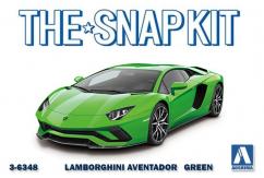 Aoshima 1/32 Lamborghini Aventador S Pearl Green - Snap Kit image