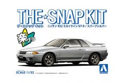 Aoshima 1/32 Nissan R32 Skyline GT-R Spark Silver - Snap Kit image
