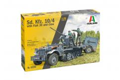 Italeri 1/35 Sd. Kfz. 10/4 with Flak 30 & Crew image