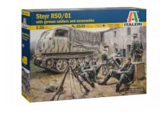 Italeri 1/35 Steyr RSO/01 with German Soldiers & Accessories image