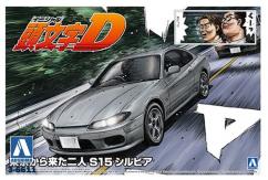 Aoshima 1/24 Initial D Two Guys From Tokyo S15 Silvia image