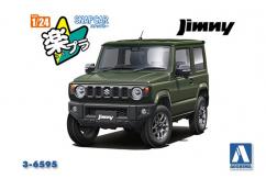 Aoshima 1/24 Suzuki Jimny 2018 Jungle Green Snap Kit image