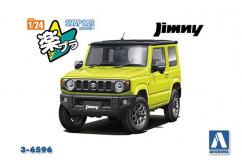 Aoshima 1/24 Suzuki Jimny 2018 Kinetic Yellow Snap Kit image