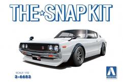 Aoshima 1/32 Nissan C110 Skyline GT-R Custom White Snap Kit image