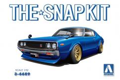 Aoshima 1/32 Nissan C110 Skyline GT-R Custom MT/Blue Snap Kit image