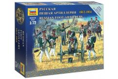 Zvezda 1/72 Russian Foot Artillery (1812 - 1814) image