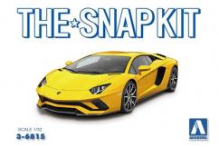 Aoshima 1/32 Lamborghini Aventador S Pearl Yellow Snap Kit image