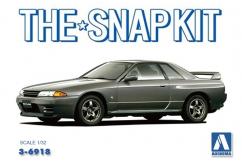 Aoshima 1/32 Nissan R32 GT-R Met Gun Grey Snap Kit image