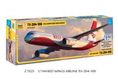 Zvezda 1/144 Red Wings Airline TU-204-100 image