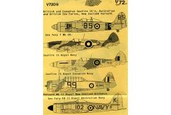 Ventura 1/72 Sea Fury's, Seafire 15's & Harvard image