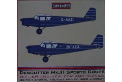 Kora Models 1/72 Desoutter Mk.II Sports Coupe incl. ZK-ACA New Zealand image