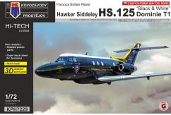 Kovozavody Prostejov 1/72 Hawker Siddeley HS.125 Dominie T1 'Black & White' image
