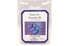 LF Models 1/72 Alouette III Seats Set image