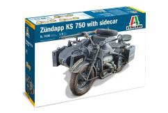 Italeri 1/9 Zundapp KS 750 with Sidecar image