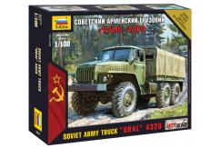 Zvezda 1/100 Modern Ural Truck image