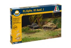 Italeri 1/72 Pz.Kpfw  III Ausf. J - Fast Assembly Kit image