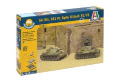 Italeri 1/72 Sd. Kfz. 161 Pz. Kpfw. IV Ausf F1/F2 (2 Tanks) image